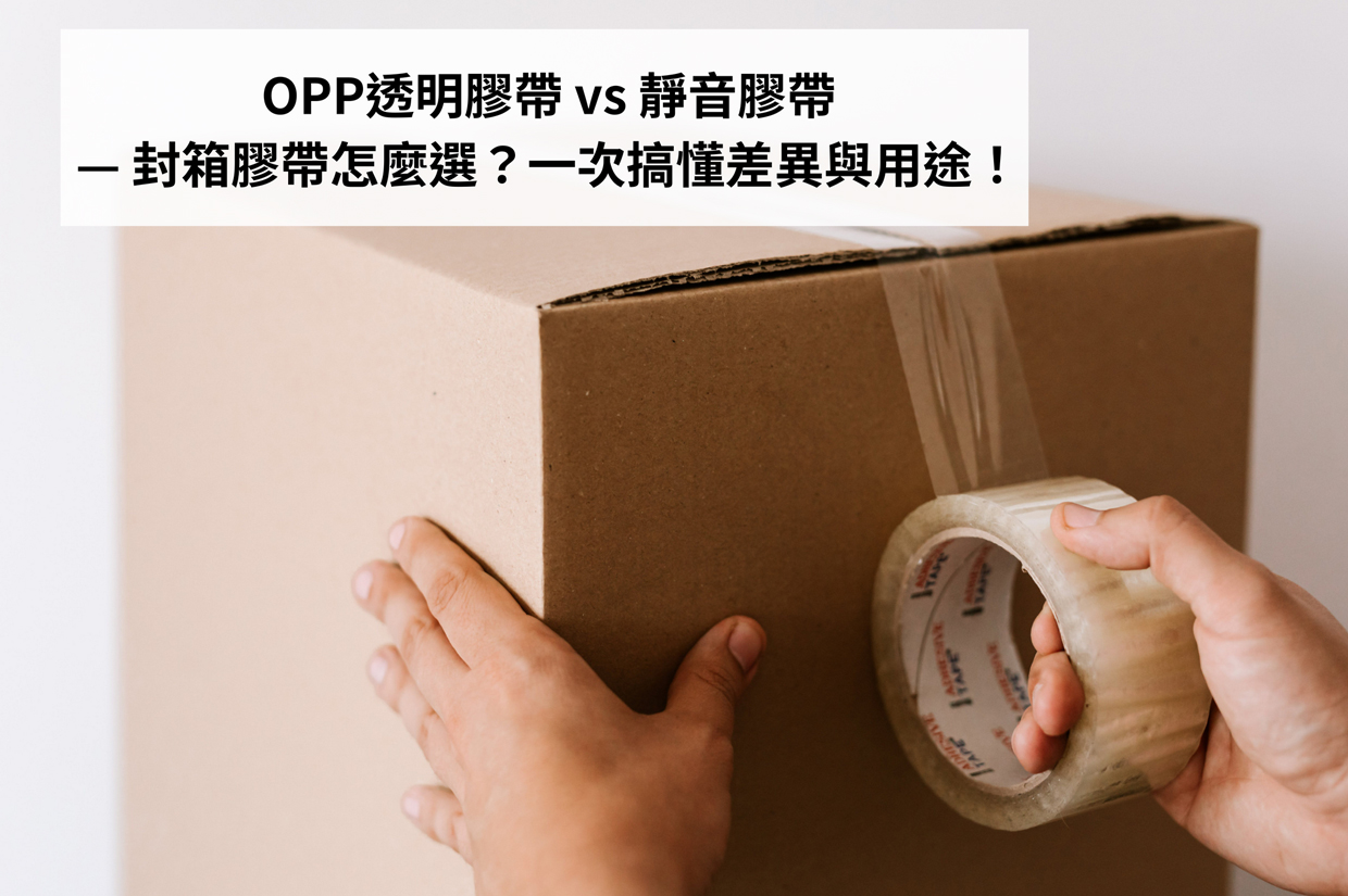 OPP透明膠帶 vs. 靜音膠帶